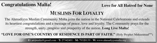 Congratulations Malta