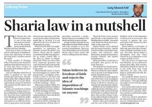 Sharia Law in a nutshell