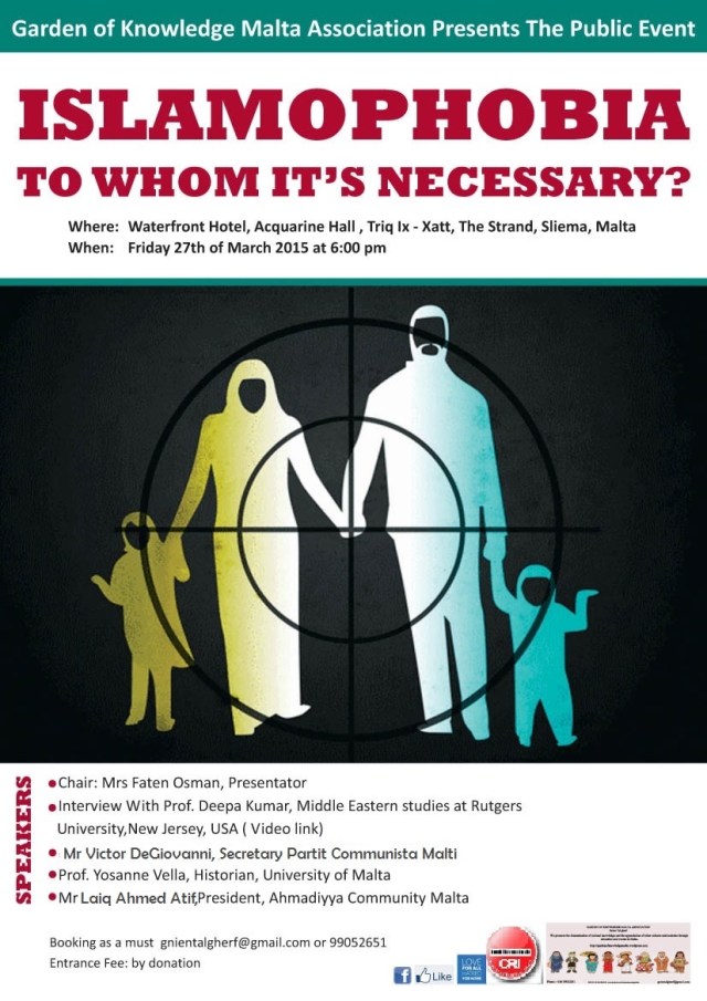 Seminar Islamophobia!