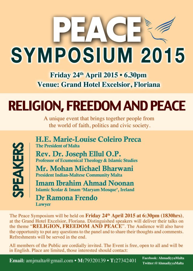 Peace Symposium 2015