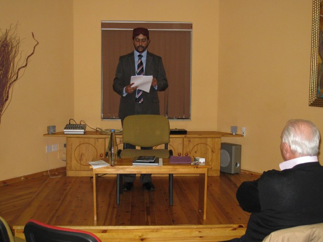 Talk at Millennium Chapel (2)